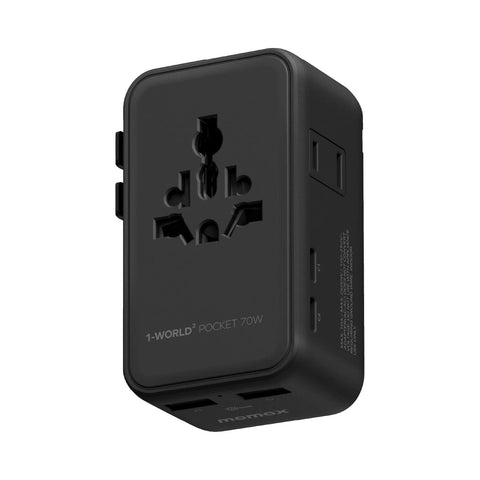 1-World² Pocket 70W 四接口雙 AC 旅行充電插座
