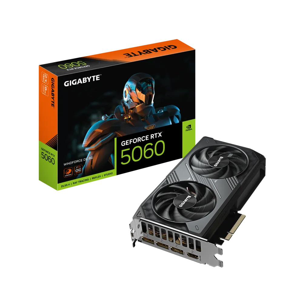 GIGABYTE GeForce RTX 5060 WINDFORCE OC 8G 顯示卡