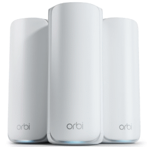 Netgear Orbi RBE773 Mesh WiFi 7 System Kit (3-Pack, Quad-band BE11000)
