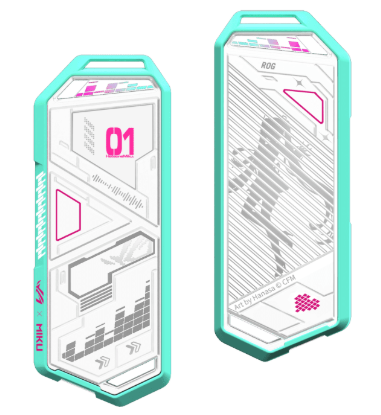 ROG × 初音未來 聯名系列- ROG Strix Arion 外置 SSD 機殼