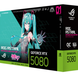 ROG × 初音未來 聯名系列- ROG Strix GeForce RTX 5080 16GB 顯示卡