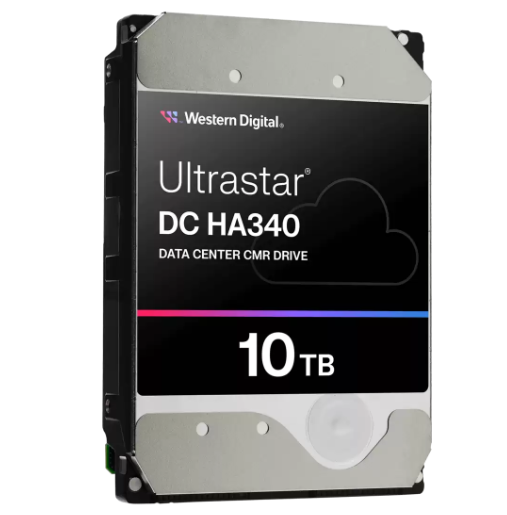 WD Ultrastar 3.5 10TB Enterprise HDD ( HA340, 0B47062 WUS721210BLE6L4 ,512MB,7200rpm)