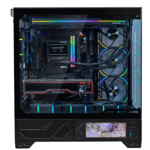 Valkyrie VK03-M M-MATX 背插機箱 - 6.2吋 IPS 觸按屏幕版 (黑/白)