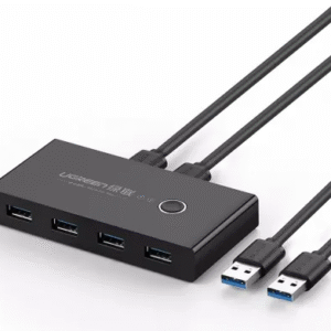 Ugreen USB 3.0 4 連接埠開關 附2 條 USB 公頭電纜_US216-30768